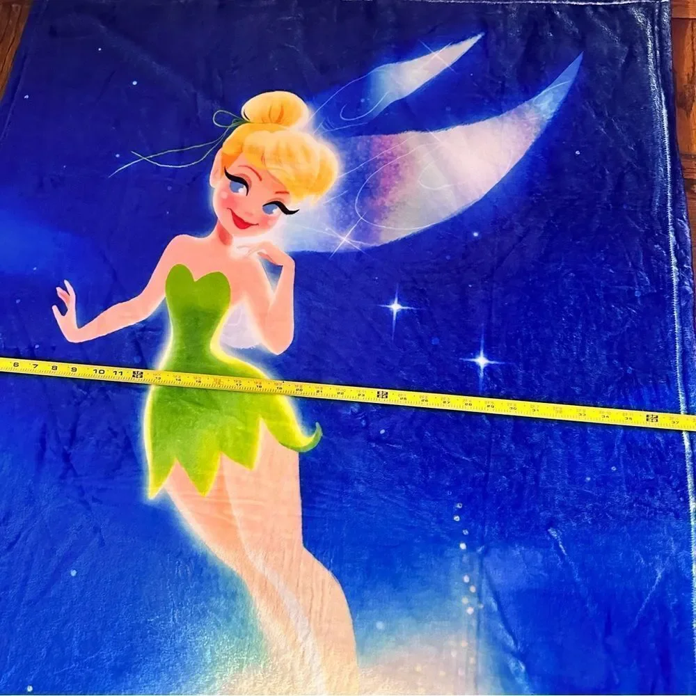Disney Tinker Bell soft throw blanket 38” x 52”